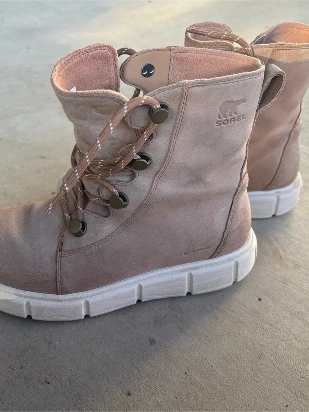 Sorel womens Suede Waterproof Lace-Up Boots